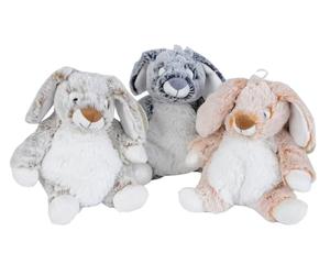 Simba Nicotoy Peluche Lapin - 1 des 3 Designs Assis, Doudou Super Doux 25 cm, en Matière Ultra Douce, à partir de 0 Mois