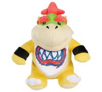 Simba Super Mario Bowser Jr. Peluche - Doudou (22 cm) de l’Univers Super Mario Galaxy, Peluche Douce, Jouet en Tissu pour Enfants et Fans, à partir de 0 Mois