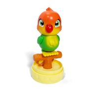 Simba Pamper Petz Mini Birdy - Oiseau Chanteur interactif avec 5 Sons, Ailes flottantes au Toucher, avec Stand d'oiseau et Anneau de Transport, Fonction Try-Me, Oiseau Jouet à partir de 3 Ans