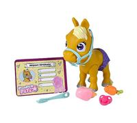 Simba - Pamper Petz Poney - Boit Son Biberon et Fait Pipi - Sexe à Découvrir - Nombreux Accessoires et Certificat d'Adoption - A Partir de 3 Ans