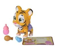 Simba 105953575 - Pamper Petz Tiger, avec Fonction de Boisson et d'humidité, Tigre pour Enfants à partir de 3 Ans, Tigre à Jouer avec Surprise et Patte Magique bébé Animal