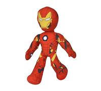 Simba - Peluche Ironman articulée 25 cm Disney Marvel avec Squelette intérieur articulé pour Placer dans différentes Positions