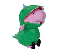 Simba Peppa Pig 109261015 Peluche George avec Tenue de Dinosaure, 28 cm, pour Enfants dès Les Premiers Mois de Vie