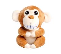 Simba PetZoo Cheeky Monkey Pluche schapen met spraakopname en vervorming, herhaa