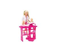 Simba Poupée Steffi Love Pédiatre avec 17 accessoires