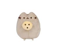 Simba Pusheen Peluche avec Biscuit 25 cm - Peluche Chat Assis à Collectionner et à Jouer, Tissu Doux, Personnage détaillé, Article de Fan pour Enfants et Fans de 0 Mois