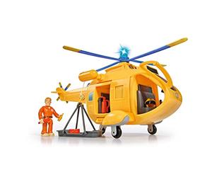 Simba Sam el bombero - Hélicoptère Wallaby avec Figurine 34 cm 9251002