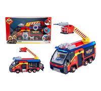 Simba - Sam Le Pompier - Camion de Pompier Jupiter - Son et Lumière AV EC Différentes Fonctions - 109252595038