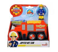 Simba - Sam Le Pompier Camion Junior Jupiter - Véhicule des Pompiers avec Personnage, 109252656038, +3 Ans