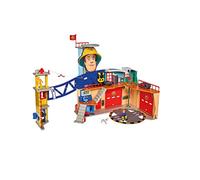 Simba - Sam Le Pompier méga Station SOS, 109251059038, 3 Ans, avec Haut-Parleur, lumières et Sons