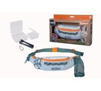 Simba Scout Sac Banane avec Accessoires - Sac d'explorateur pour Enfants avec Compartiment Principal, Support en Filet, Passants, Mousqueton, Pince à épiler et récipient, Jouets d'extérieur à partir