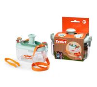 Simba Scout Verre loupe - Observateur d'insectes avec oculaire extensible et rotatif, gobelet pliable avec sangle de transport et pince à épiler, jouet d'exploration pour enfants, 15 cm, à partir de 3