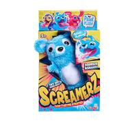 Simba ScreamerZ - 105953331 - Ours en Peluche avec Sons Amusants - pour Les Enfants à partir de 5 Ans, Approx. 30 cm, Bleue