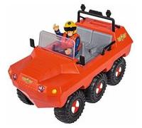 Simba set de jeu Pompier Sam avec véhicule amphibie 19 cm rouge Rouge G