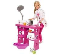 SIMBA Set : Poupée Steffi Vétérinaire + EVI 35 pièces