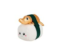 Simba Squeezlings NIKO Nigiri - Peluche Sushi Super Douce (20 cm) avec Crabe Amovible et Riz - Jouet en Tissu pour bébés et Fans à partir de 0 Mois