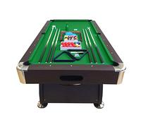 Simba Srl Billard AMERICAIN 8FT Snooker Table DE Billard Vintage Vert