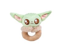 Simba Star Wars Grogu Hochet en Peluche 100% GRS recyclée - Peluche Douillette en Peluche Douce, idée Cadeau pour Enfants et Fans à partir de 0 Mois