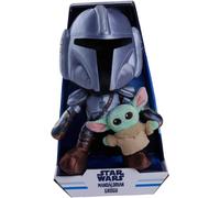 Simba Star Wars Mandalorian With Mini Grogu 25 Cm Teddy Bleu Enfants