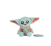 Simba Star Wars The Mandalorian & Grogu Doudou à l'épaule magnétique avec Cape, à Attacher aux vêtements, Articles de Fans pour Enfants et Fans, 13 cm, à partir de 0 Mois