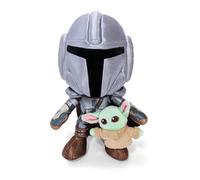 Simba Star Wars Mandalorian With Mini Grogu 25 Cm Teddy Bleu Enfants