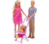 SIMBA Steffi Love Famille Heureuse + Accessoires
