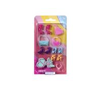 Simba Steffi Love Fashion Ensemble d'accessoires de Mode pour poupée de Dressing, 12 pièces avec Chaussures, Sacs à Main et chaînes, Convient aux poupées de 29 cm, Accessoires de poupée à partir de 3