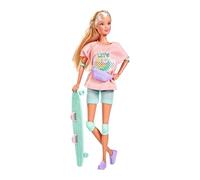 Simba - Steffi Love Longboard - Poupée Mannequin 29cm Articulée - Tenue de Sport + Accessoires - 105733580