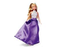 Steffi Love Poupée mannequin Soirée Magique 29 cm – Jupe satin, haut paillettes, accessoires