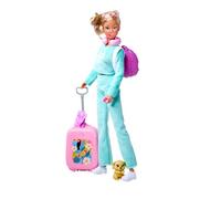 Simba - Steffi Love Voyage - Poupée Mannequin de 29cm - avec sa Valise et Son Chiot - Dès 3 Ans - 105733731S06