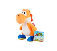Simba Super Mario Yoshi Peluche Orange 20 cm - Doudou Dinosaure à Collectionner et à Jouer, Tissu Doux, Personnage détaillé, Article de Fan pour Enfants et Fans, à partir de 0 Mois
