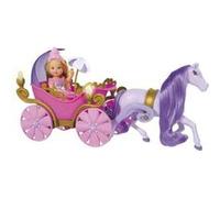 Smoby - A1102142 - Accessoire pour Poupée - Princesse Evi et Son Carrosse
