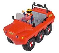 Simba Toys 109251051 - Le pompier Sam Véhicule Hydrus Amphibie avec 1 Figurine G