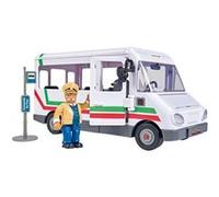 Simba Toys 109251073 - Sam le pompier - Le bus de Trevor avec figurine G