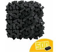 Simba Toys Bausteine Blox 500 pierres noires de 8 en vrac