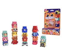 Simba Toys Bloxies Série II Lot de 4 Figurines d'animaux à empiler et à Collectionner, Effet de Mouvement Amusant, 4,5 cm, Choix aléatoire, Jouet à partir de 3 Ans