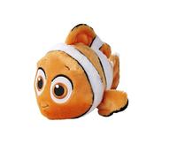 Simba Toys Disney Pixar Flufflets Nemo Peluche (25 cm) Poisson Clown Douillet du Monde de Nemo - Peluche Douce avec Palmes - pour Enfants à partir de 0 Ans
