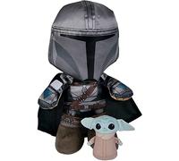 Star Wars : The Mandalorian - Peluche Manda + Grogu 25 Cm