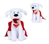Simba Toys Plush Krypto Peluche Superman Chien Blanc avec Cape Rouge 25 cm DC Comics Licence