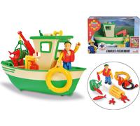 Simba Toys Sam Charlie Fishery Boat avec figurine - treuil mécanique & grue mobile