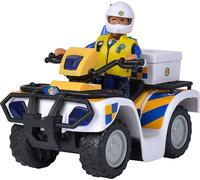 Simba Toys Sam Il Pompier Quad Police Avec Malcom Inclus