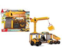 Simba Toys Station De Construction Volvo Avec 3 Véhicules