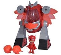 Simba : Turbo Robot avec Canon Pyjamasques - Eulette (Bibou) Rouge G