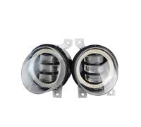 SIMBAE Antibrouillard Feu Antibrouillard Avant LED DRL Canbus Angel Eye Pour VW Pour Golf MK5 Rabbit Pour GTI (1K) 2004-2009(Yellow and Blue)