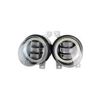 SIMBAE Antibrouillard Feu Antibrouillard Avant LED DRL Canbus Angel Eye Pour VW Pour Golf MK5 Rabbit Pour GTI (1K) 2004-2009(White and Yellow)