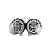 SIMBAE Antibrouillard Feu Antibrouillard Avant LED DRL Canbus Angel Eye Pour VW Pour Golf MK5 Rabbit Pour GTI (1K) 2004-2009(Yellow and Yellow)