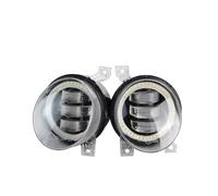 SIMBAE Antibrouillard Feu Antibrouillard Avant LED DRL Canbus Angel Eye Pour VW Pour Golf MK5 Rabbit Pour GTI (1K) 2004-2009(White and Red)