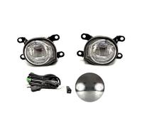 SIMBAE Antibrouillard Phare Antibrouillard Pare-chocs Avant Couvercle Phare Antibrouillard Faisceau Câbles Cadre Phares Antibrouillard Pour Toyota Pour Yaris Vios 2020-2022(White Fog and wire)