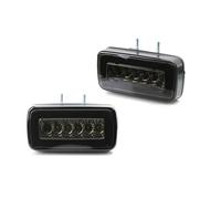 SIMBAE Feux Arrière Lot 2 Feux Recul Antibrouillard Arrière Pour Benz W463 Classe G G500 G550 G55 G63 Pour Feux Recul Antibrouillard Pour AMG 86-18(Smoked Lens)