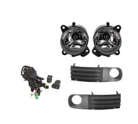Simbae Kit Commutateur Faisceau Câbles Grille Couvercle Lampe Gris LED Pour VW T5 Pour Transporter Pour Multivan Pour Caravelle 2003-2010 Antibrouillard Auto